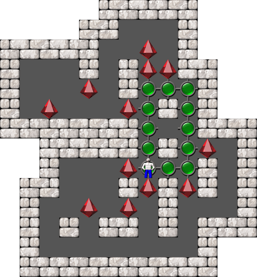 Sokoban Kevin B. Reilly Arranged level 56